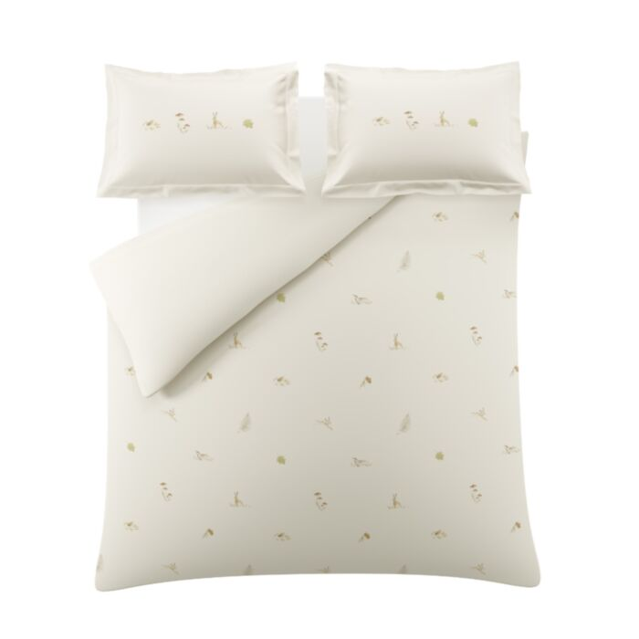 Autumn Foraging Off White/natural Bedding King Quilt Set 230cm x 220cm  image 3